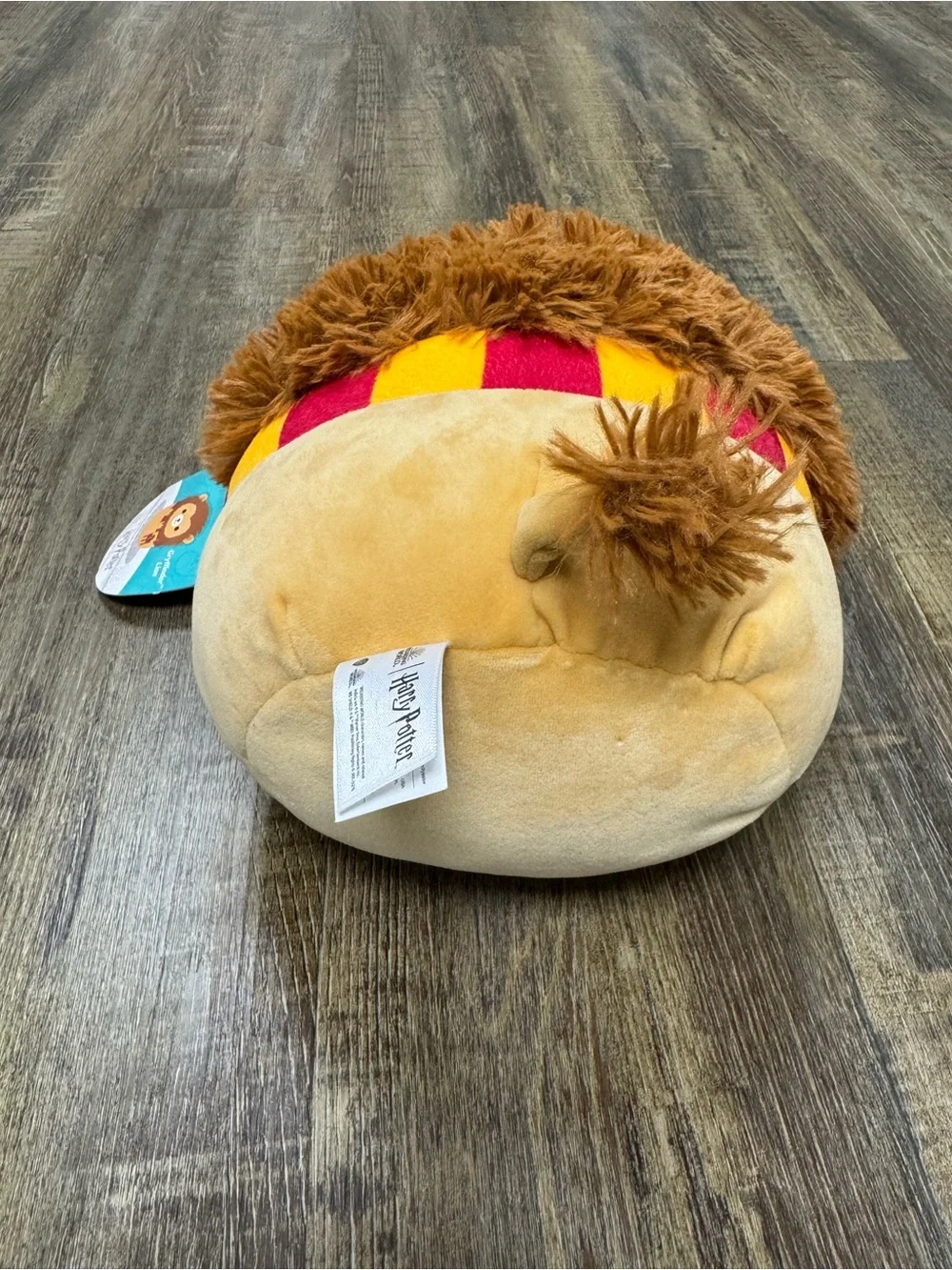 Kellytoy Squishmallows Gryffindor Lion Plush - Brown, Gold, Red with Tag